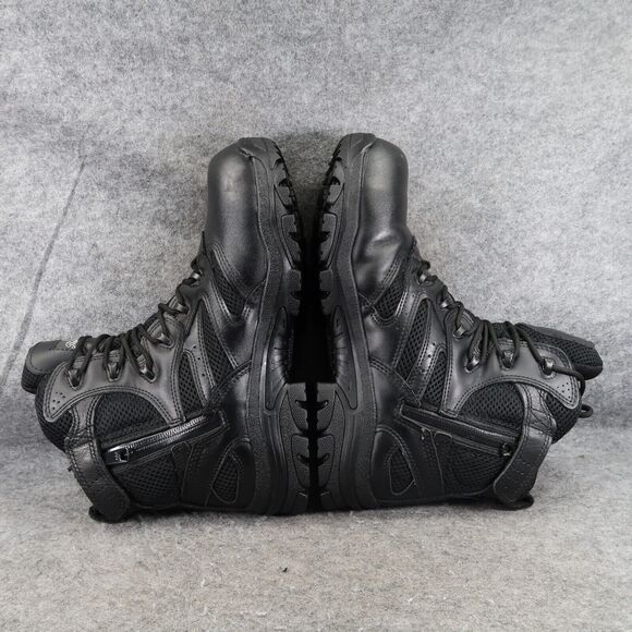 Thorogood Shoes Mens 8.5 Boots Work Comp Toe Leather Zip Lace Up Wide Fit Black main image 12